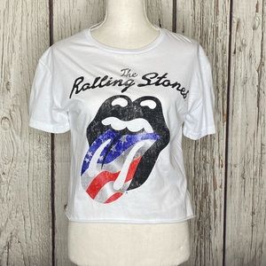Brand new size Medium Rollin stones crop top, never worn